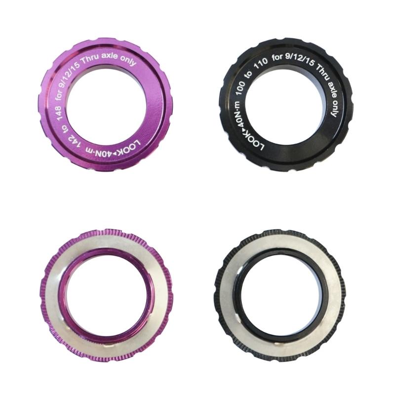 Brake Disc Center Lock Hub Boosts Adapter Cycling Hub Conversion Adapter Center Lock to 6-holes Adapter Easy to Install