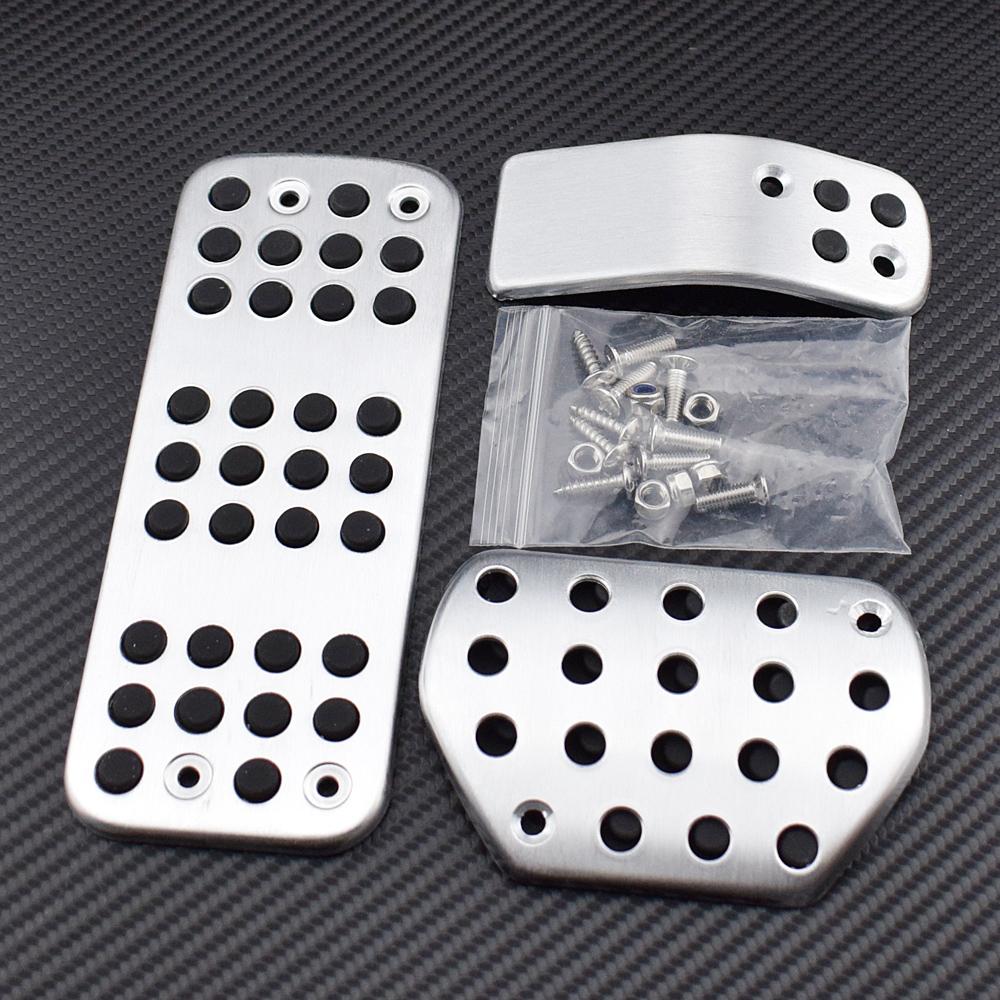 Car Gas Foot Rest Modified Pedal Pad Plate for PEUGEOT 207 301 307 208 2008 308 408 cc/CITROEN C3 C4/DS 3 4 6 DS3 DS4