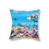 Наволочка с коралловой рыбой и морской жизнью, украшение для дивана, офисное игровое кресло, чехол для подушки, прикроватная тумбочка, домашний декор, наволочка 45x45 см