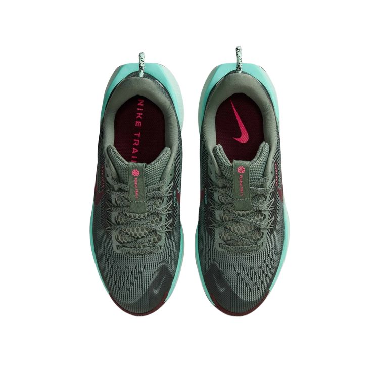 Nike Кроссовки Pegasus Trail 5 GS Грязно-зеленый Мятный пеноматериал Детские Кроссовки Выбеленный-Бирюзовый Морская водоросль FV5638-301