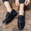 Tassel Design Loafers Gold Party Low Heel Business Affairs Casual Bright Leather Soft Soled Comfortable Mocasin Driving Shoes