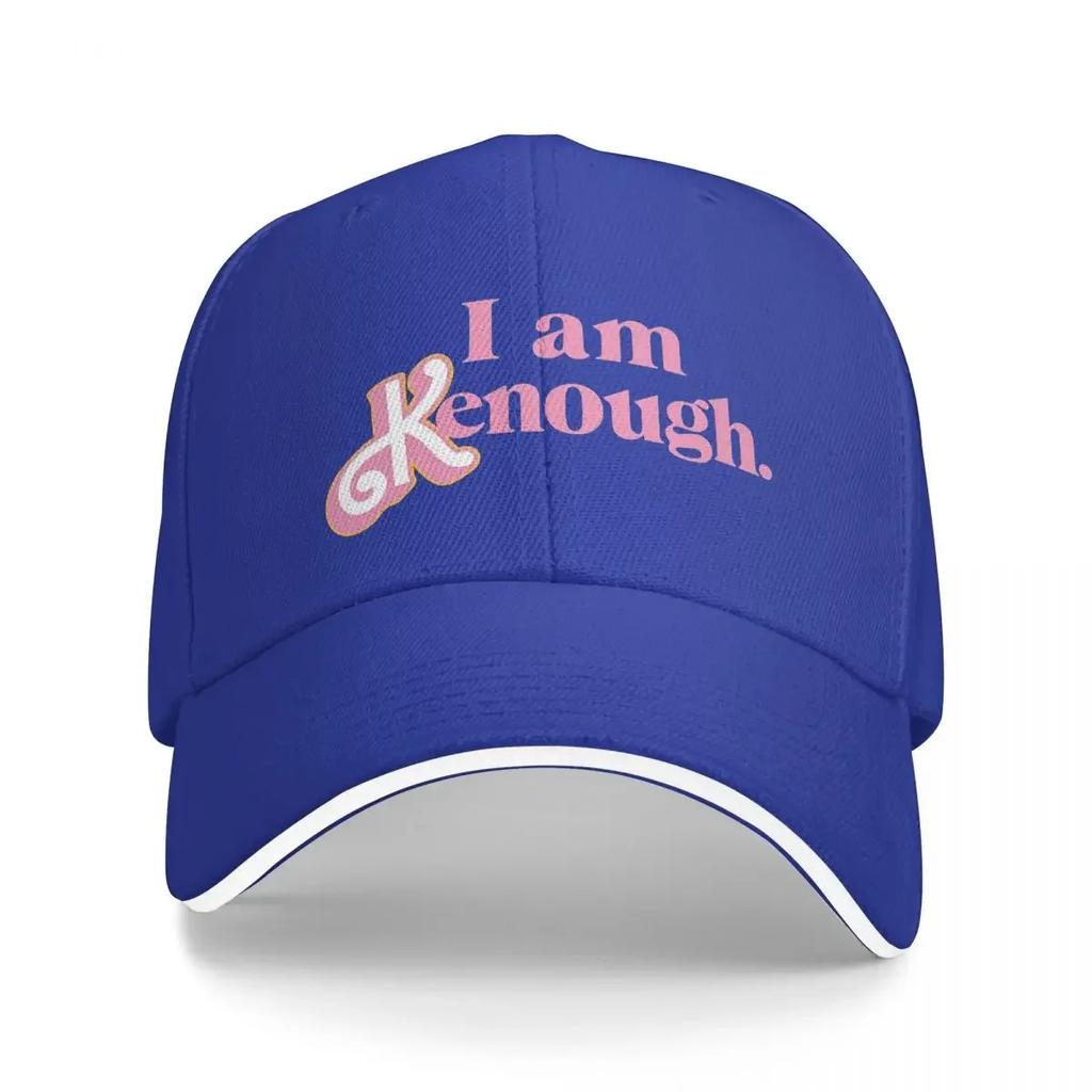 Кепка I Am Kenough Модная Повседневная Бейсболка Регулируемая Кепка Хип-Хоп Летняя Унисекс Бейсболки Настраиваемые Многоцветные