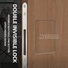 Invisible Room Door Lock Press Type Concealed Handle Hidden Outward-Opening Wooden Magnetic Door Handle Door Lock 2025 NEW