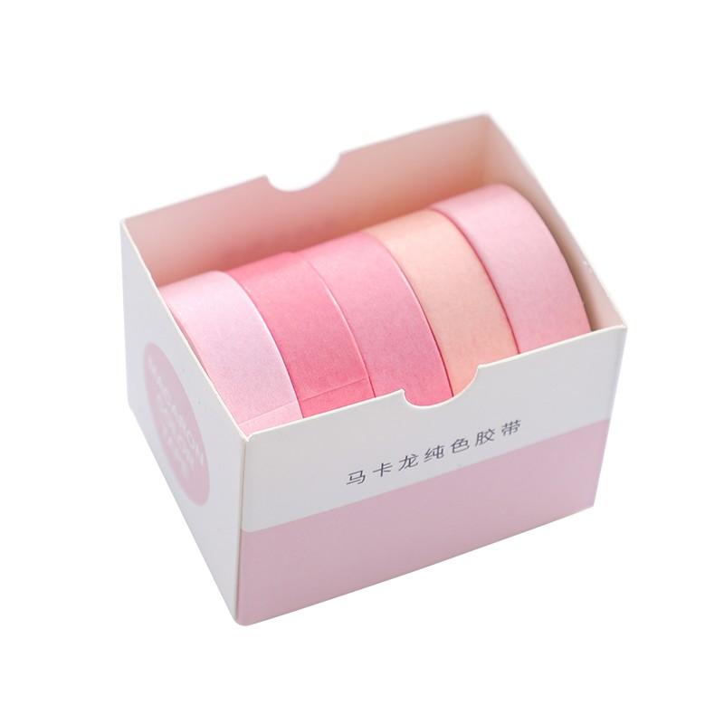 Card Lover 5 рулонов базовой серии Журнал Цветная лента Васи Скрапбукинг Моранди Цветная маскировочная лента Материал для журналов