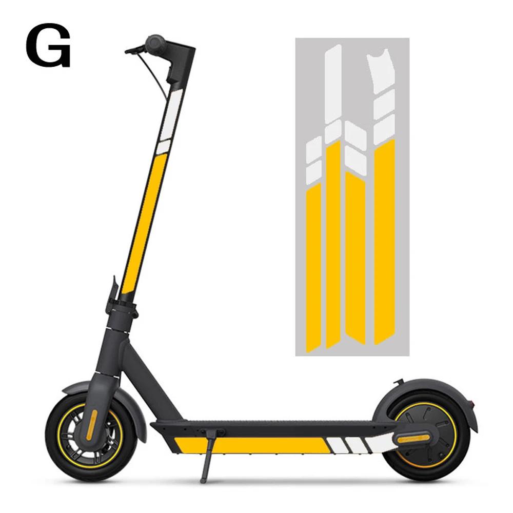 Reflective Sticker for Ninebot Segway Max G30 G30D Electric Scooter Body Decoration Warning Driving Safety Accessory Part
