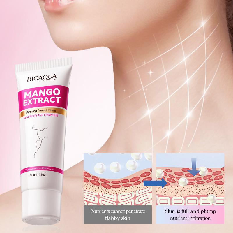Укрепляющий омолаживающий крем для шеи «Манго», увлажняющая паста против морщин