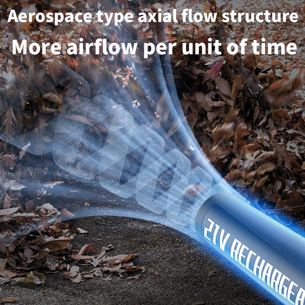 NANWEI Воздуходувка 13-ступенчатая мощность ветра 21 В 22500 об/мин