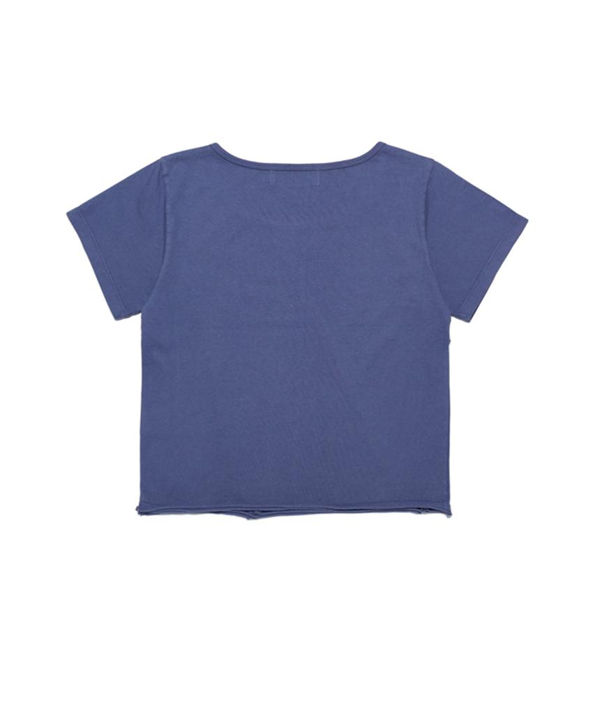 GYEONG Dyed Short Sleeve Tee_Blue