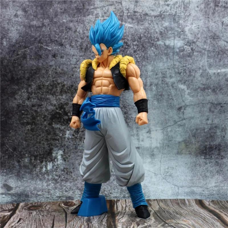 31СМ Фигурка Супер Сайян Годжеты Синий Аниме DBZ ПВХ Модель Коллекция Декор для Рабочего Стола Подарок для Детей