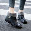 New Waterproof Shoes Women's Rain Shoes Women's Adult Short Rain Boots Fashion Student Rubber Shoes Versatile Soft-soled Overshoes Women's Summer