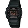 G-Shock DW-5600MS-1 Men's Watch, Matte Black with Red Eye