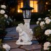 Angel Garden Roman Column Angel Outdoor Solar Light