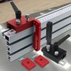 Miter Track Stop Alloy Steel T Slot Stop Adjustable Fence Flip Stop Accurate Length Limit Device Woodworking Tool