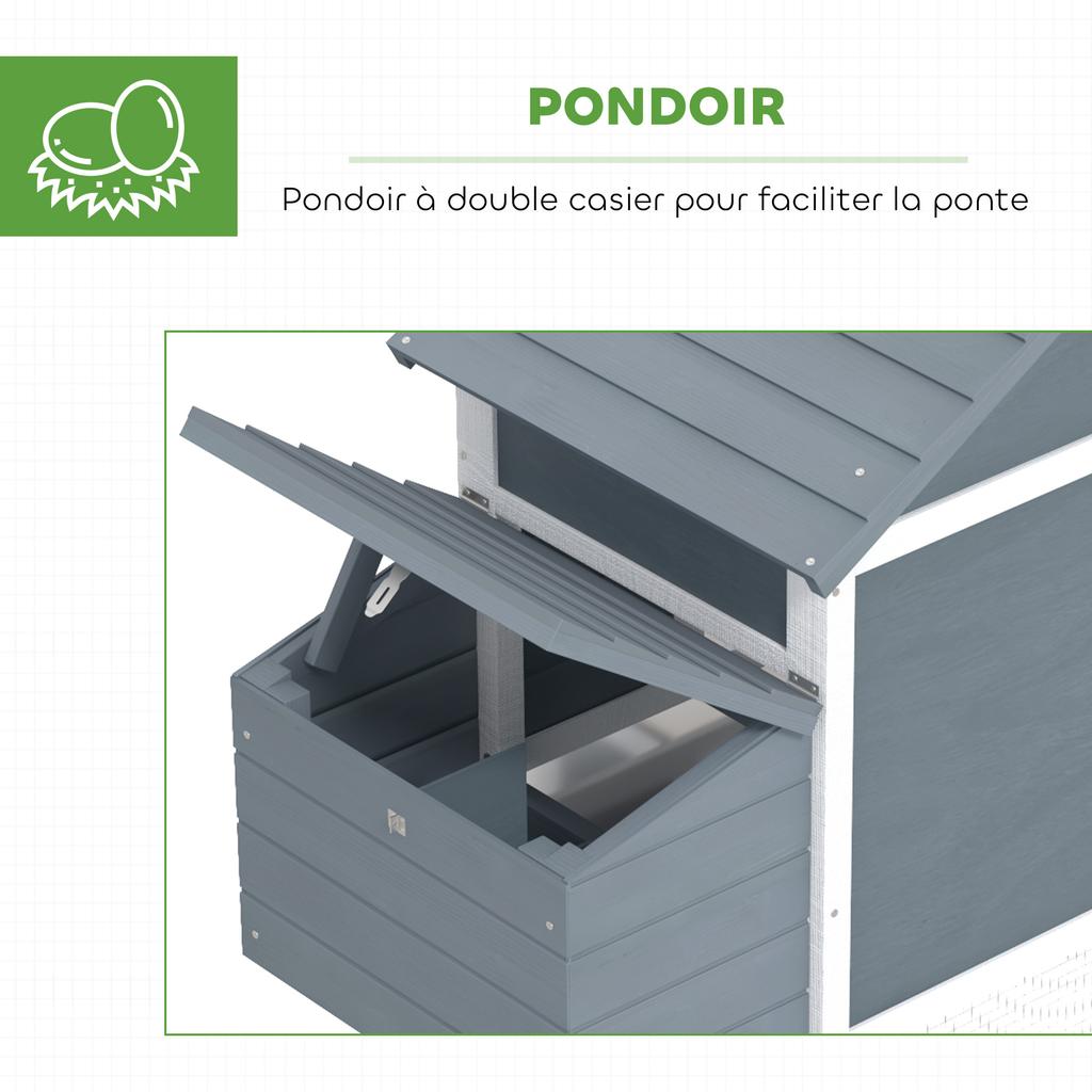 Small Chicken Coop Cottage Style Raised Hen House Dimensions 150.5 L X 54 W X 87 H Cm Multi Equipment Solid Spruce Wood