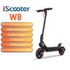iScooter W8 500W Electric Scooter for Adults, 40km Range, 48V10.4Ah Battery, Foldable Off-Road e-Scooter with App, Dual Suspension & Cruise Control