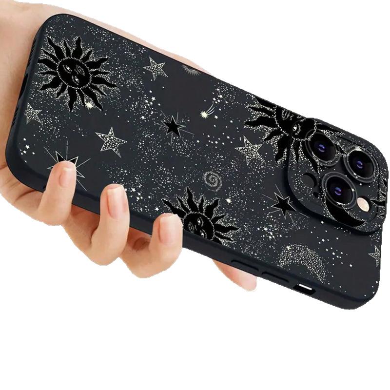 Чехол для мобильного телефона Sun star Apple 15 премиум-ощущение 13iPhone14promax12 всесторонний противоударный матовый мягкий чехол