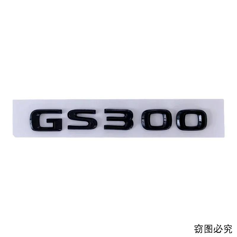 FDL4 ABS Car Body Letter Sticker Decal Rear Trunk Badge Emblem Accessories for Lexus GS300 GS350 GS430 GS460 GS400