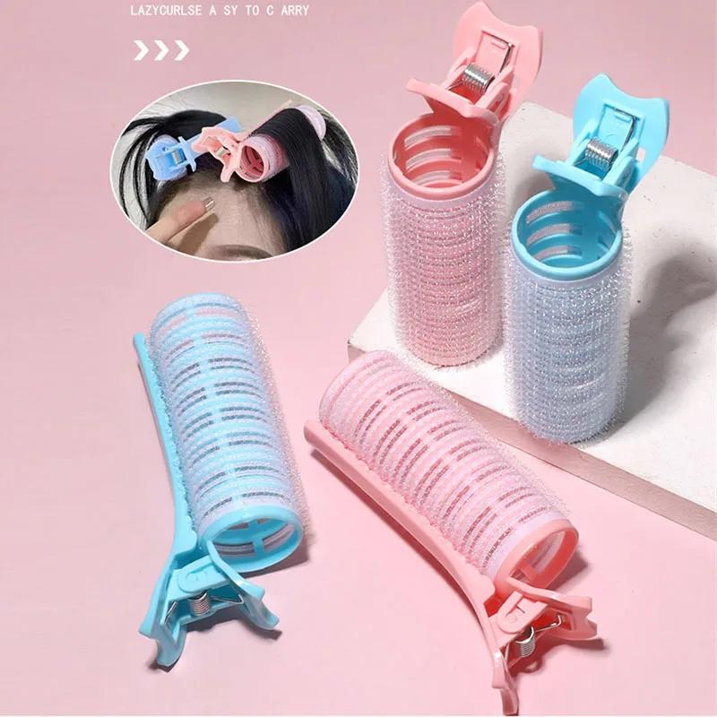 Bangs Curling Irons Lazy Hair Rollers Fluffy Styling Clips Fluffy Hairpin Curling Bangs Clips Traceless Hair Top Root Rollers