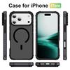 Чехол для iPhone 17 Pro с подставкой-ножкой для камеры, матовая задняя крышка телефона, совместимый с MagSafe