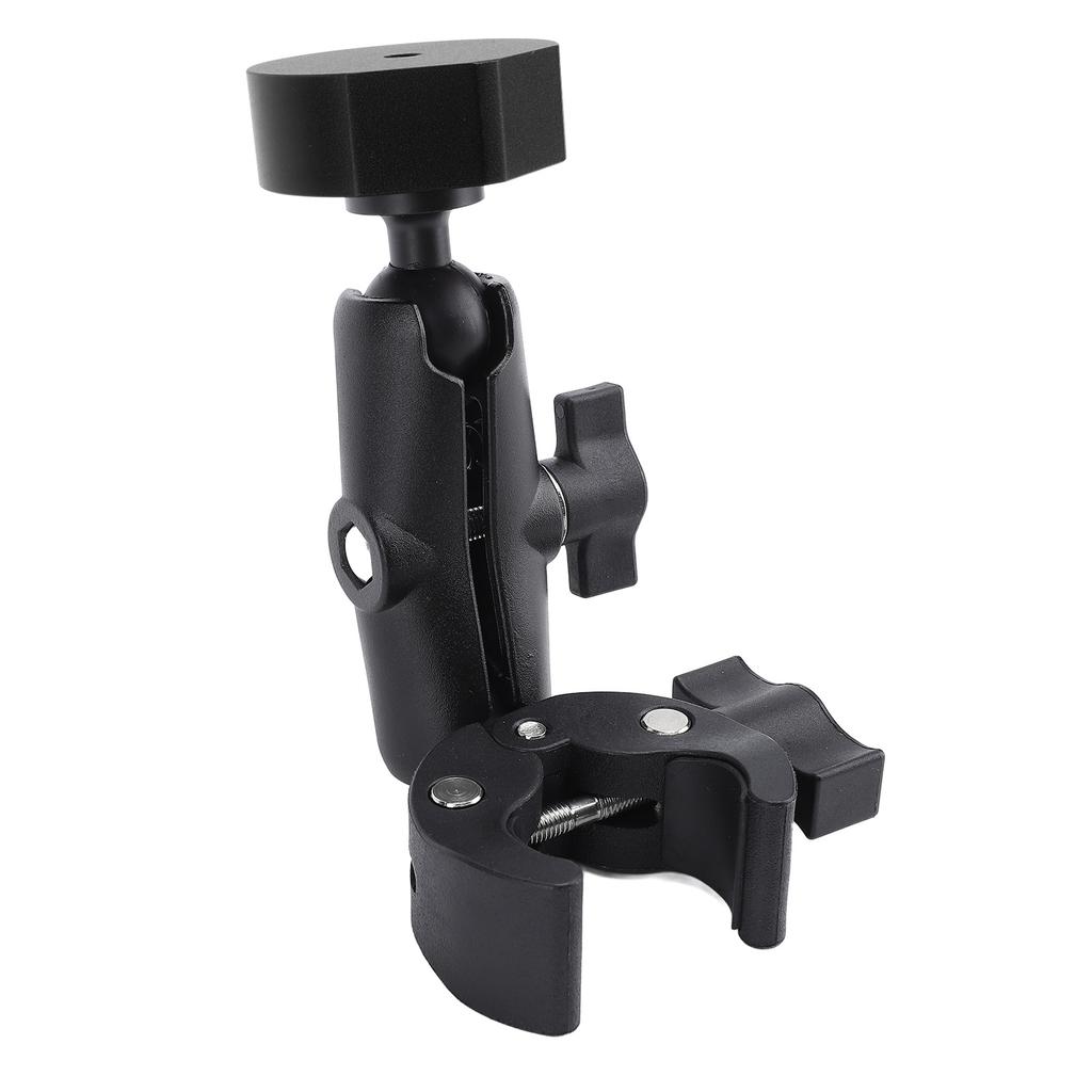 Крепление лестницы для автодома Мини АБС Алюминиевый сплав Многофункциональное регулируемое крепление-зажим для столба Автодом Прицеп Яхта Черный