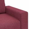 Armchair in Wine Red 100 cm Fabric