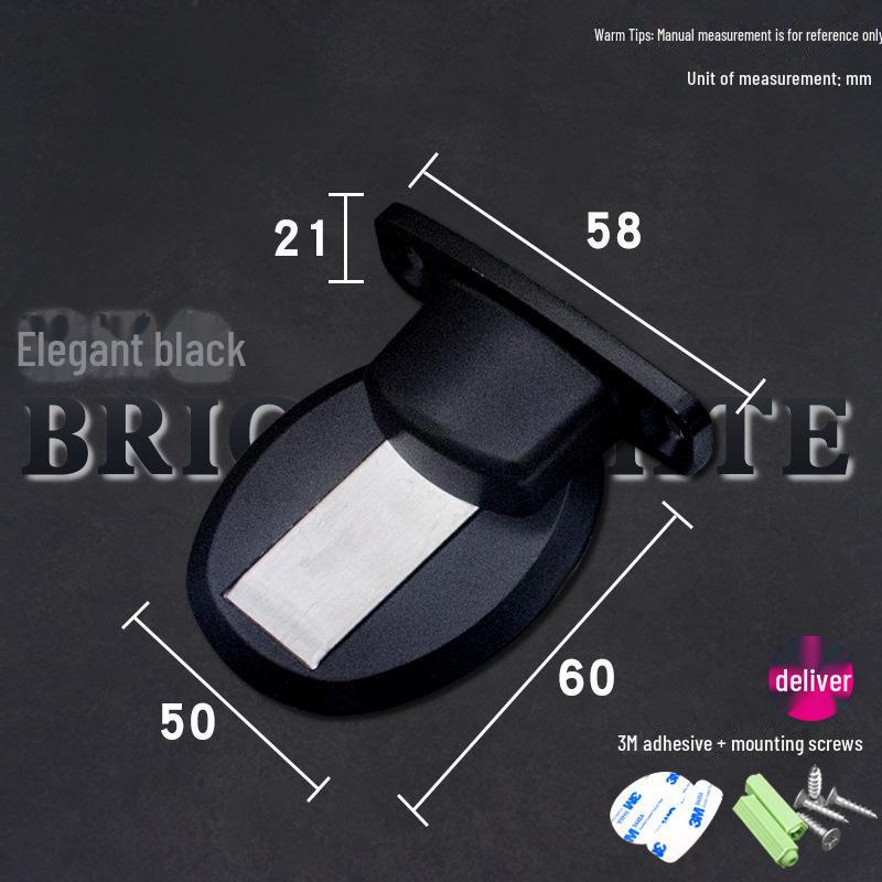 Магнитный бесшумный дверной стопор: Прочное, устойчивое к ударам присасывание для дверей ванной или спальни