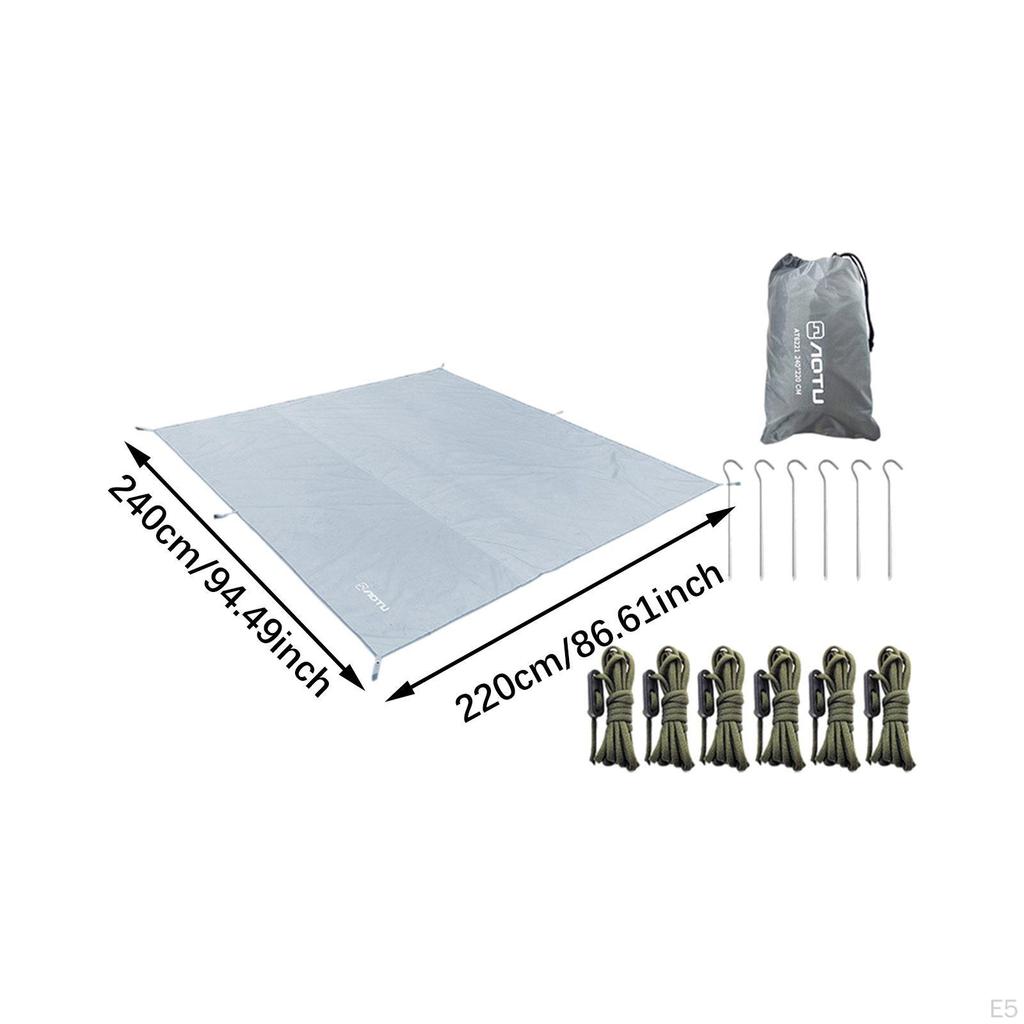 Кемпинговый тент с брезентовым навесом, сверхлегкая компактная палатка, укрытие от дождя для использования на открытом воздухе