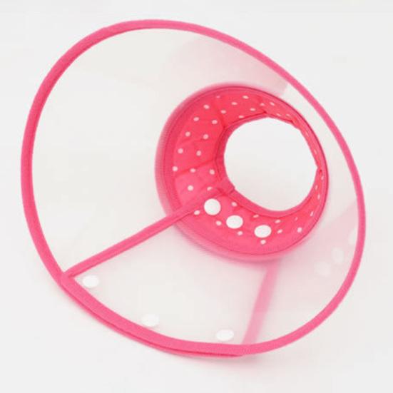 Cat Cone Collar Adjustable Recovery Pet Cone E-Collar Wound Healing Anti-licking Protective Collar Neck Cover for Cats Kittens Rabbits