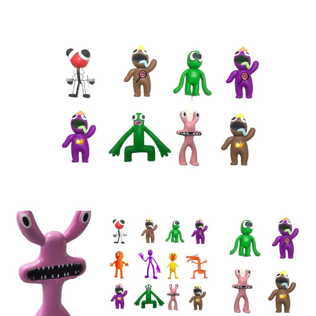 Roblox Радужные друзья Фигурка Игрушка Модель Прочная Красочная Топпер для торта Украшение Для Детских Рождественских Подарков