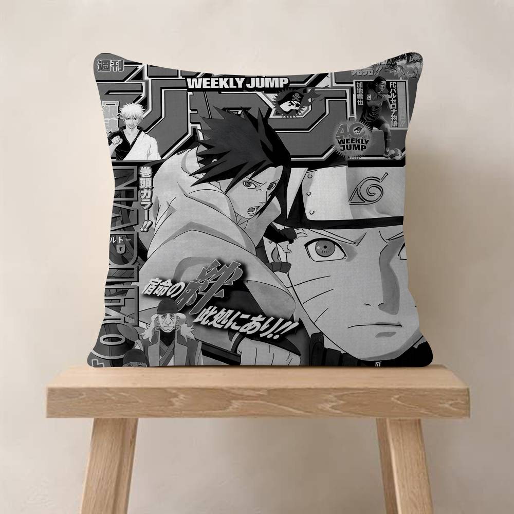 Anime Nnarutoss Pillow Cushion Cover Pillowcase Living Room Sofa Home Decor Customized
