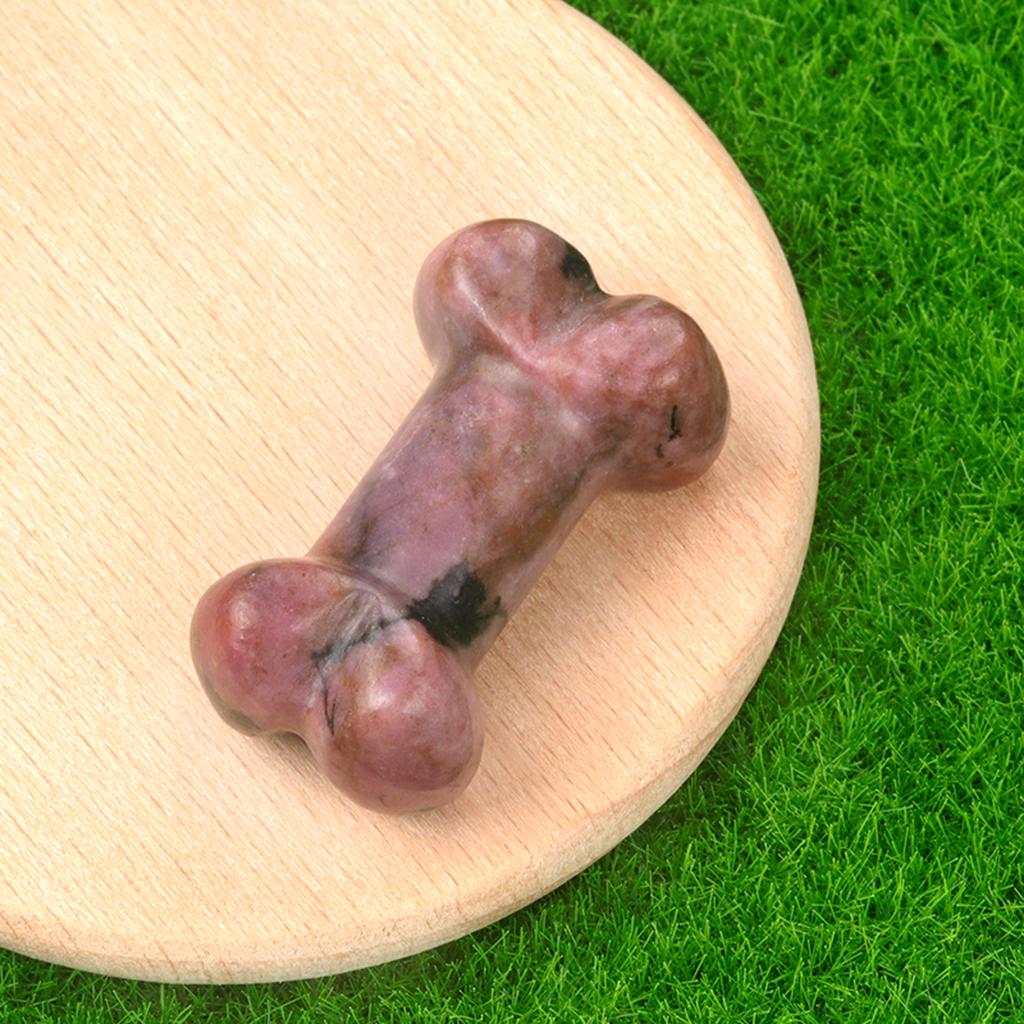 1 шт. мини-духовный исцеляющий хрустальный орнамент, украшение в форме кости, натуральный камень, драгоценный камень для украшения питомника или домашнего интерьера, ювелирные изделия 34x20 мм