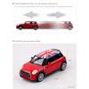 WELLY 4.75" New Mini Hatch Diecast Full Back Mini Car / Red