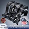 Нержавеющая сталь Часовой ремешок для Casio GR-B200 5635 | Черный Металлический Водонепроницаемый Браслет Модифицированный Часовой Ремешок Аксессуары