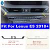 LHD ABS Декоративная накладка на центральную консоль с воздуховодом AC для Lexus ES 2018 - 2025 Матовая / Карбоновое волокно