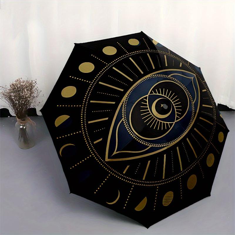 Элегантный Дизайн Глаз Зонт, Портативный Компактный Складной Зонт для Мужчин и Женщин, Подарок на День Святого Валентина День Матери