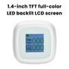 Portable Carbon Monoxide Detector Rechargeable Gas Leak Tester Suitable for use in homes, garages, offices and similar locations