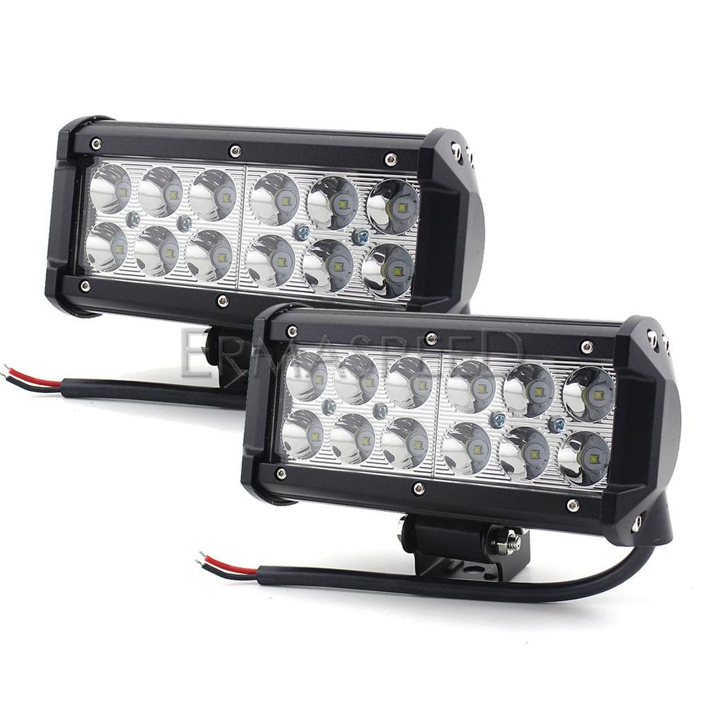 36W 6000K Motorcycle Led Spotlight Headlight Light Bar Waterproof Motorbike Fog Light Lamp For Car Truck Motocross Work