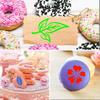 Konsait 20 Pack Cake Stencil Templates Decoration, Reble Cake Cookies Baking Painting Journal Mold Tools, Dessert, Coffee Decorating Leaves Butterfly