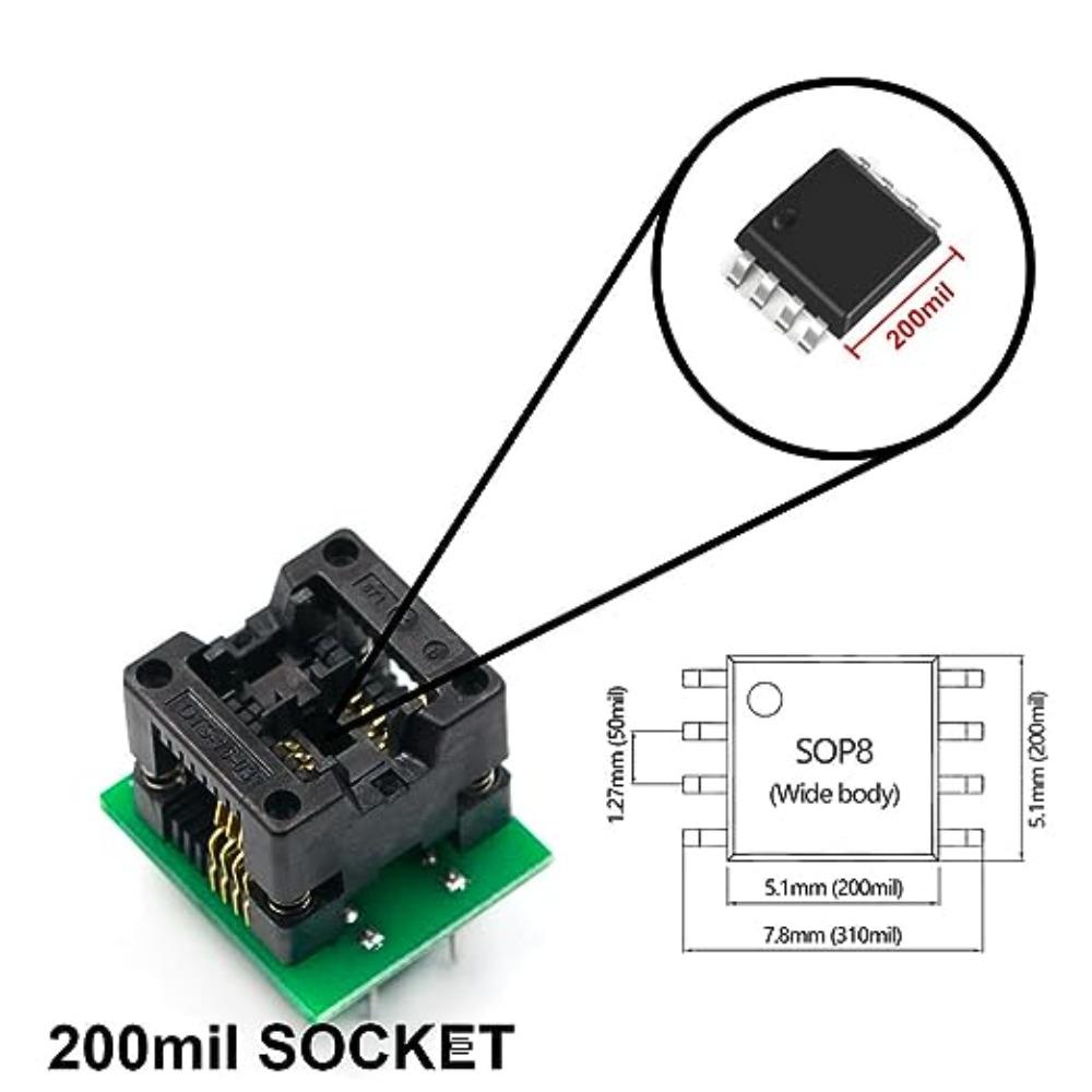 2 шт. DIP8 Ic гнездо SOP8 IC тестовое гнездо IC программатор гнездо Attiny85 программатор SOP8 в DIP8
