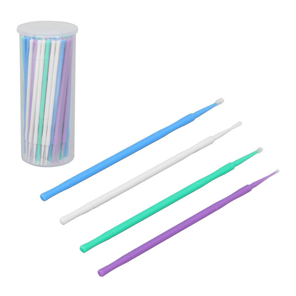 100 шт. Нейлоновая палочка Домашний салон красоты Портативная палочка для чистки микроблейдинга и наращивания ресниц Инструмент для макияжа