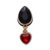 Подвеска «Рубиновая любовь» Сплав цинка, Акриловые аксессуары для обуви Женский Черный