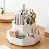 Pencil Pen Holder for Desk 9 Slots 360 Degree Rotatable Desktop Organizer Makeup Brush Storage