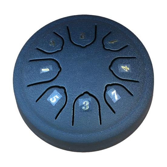 Стальной язычковый барабан 8 нот язычковый барабан Handpan Ethereal Drum Медитационный музыкальный инструмент Садовый барабан для дождя