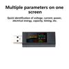 KWS-MX23 USB Tester High Definition 1.06 inch IPS Display Voltage Current Power Meter Voltmeter Ammeter DC 4-30V 0-8A