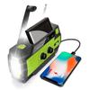 ONE STEP Disaster Prevention Multifunctional Portable Smartphone USB Large Solar Hand Crank Disaster Prevention Wide FM LED SOS IPX3 Waterproof Radio,