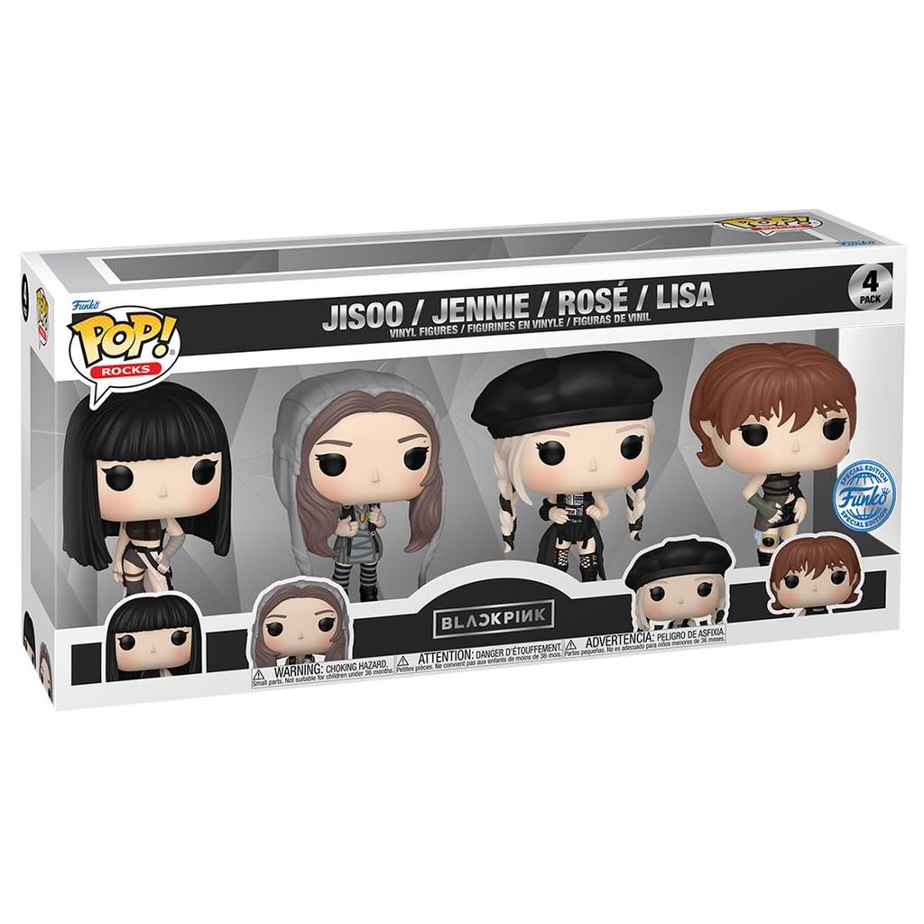 BLACK PINK Jisoo Jenny Rose Lisa Pink Venom 4 Piece Set Figure Funko Funko POP!