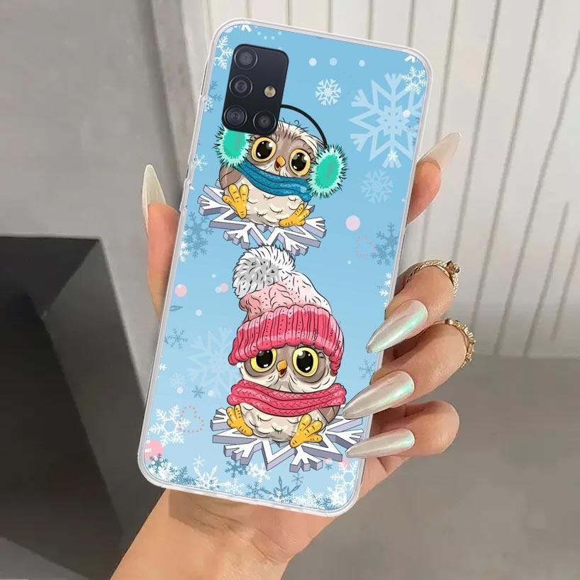 Мультяшная Милая Сова Любимый Чехол для Телефона для Samsung Galaxy A52 A42 A32 A22 A12 A02S A72 A51 A50S A41 A31 A21S A71 A40 A30S A20S A10S