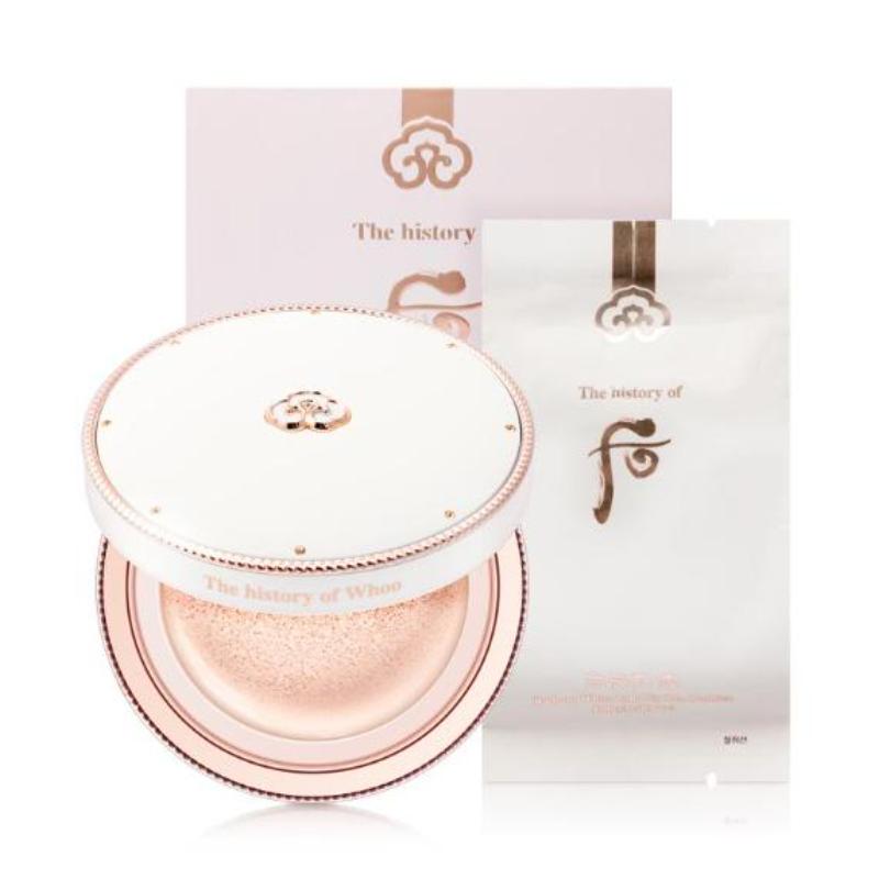 THE HISTORYS OF WHOO Gongjinhyang Seol Whitening Tone-up Sun Cushion 13g*2ea (варианты пополнения)