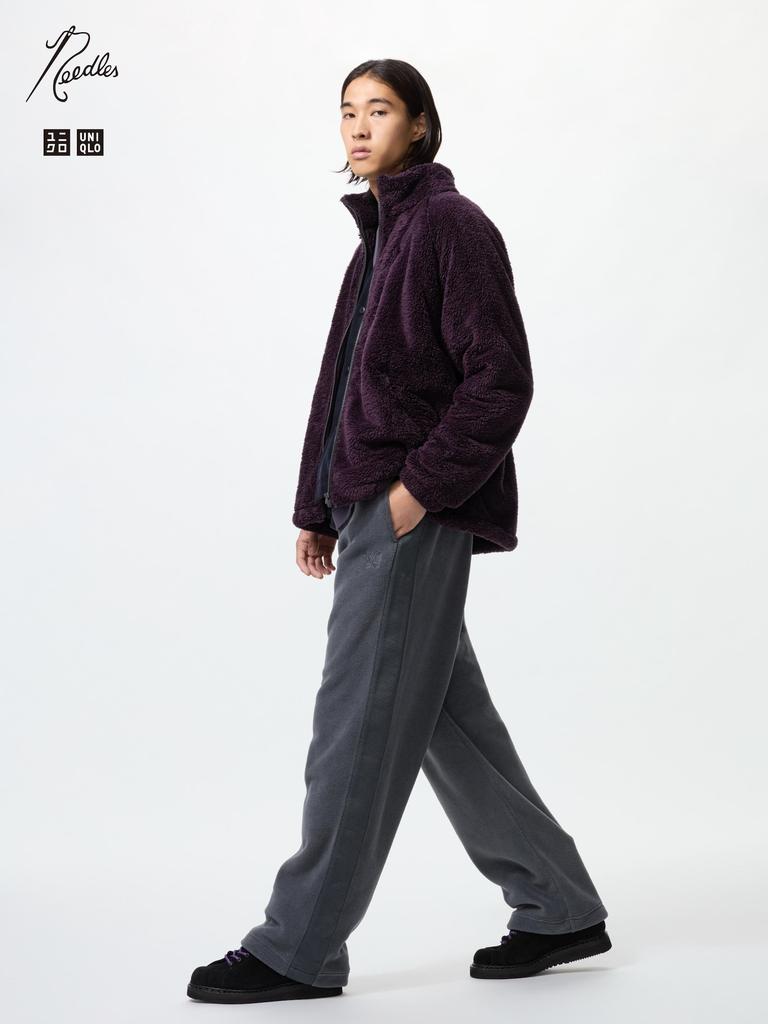 Uniqlo Флисовые широкие брюки длинной до щиколотки