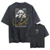 2026 New  Anime Hunter X Hunter Vintage Washed T Shirt Men's Women Harajuku Cotton Hip Hop Streetwear Casual Summer Tee